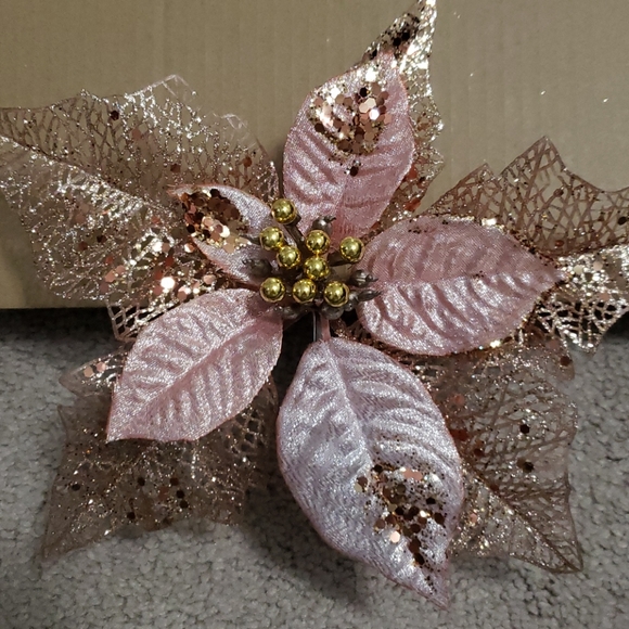 Artificial Poinsettia (Christmas Decor) - Picture 3 of 3